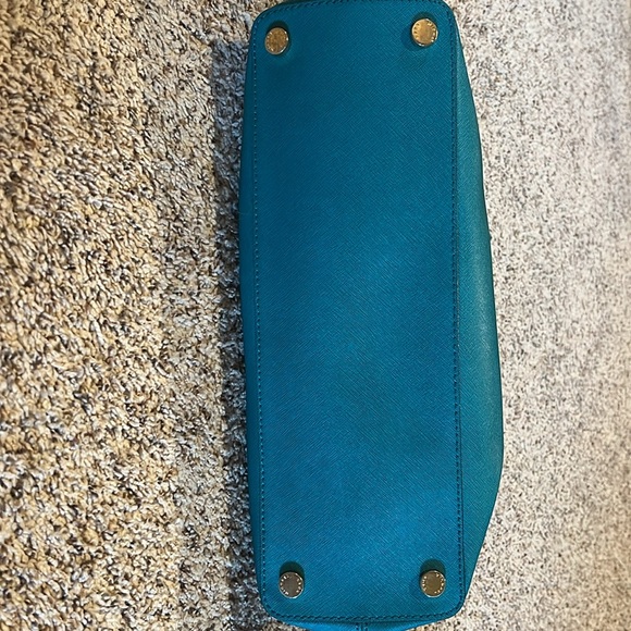 Michael Kors teal and tortoiseshell bag! - Picture 5 of 10